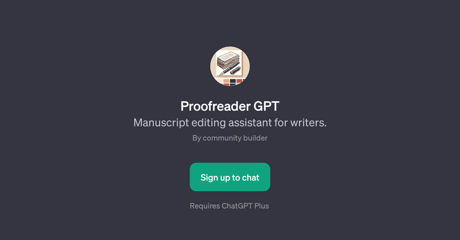 Proofreader GPT website