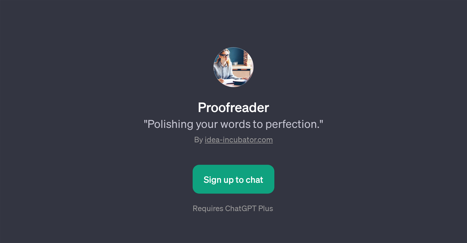 Proofreader website
