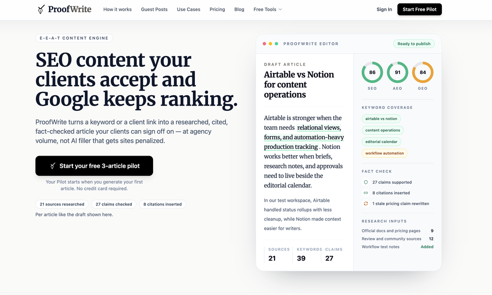 ProofWrite.io website