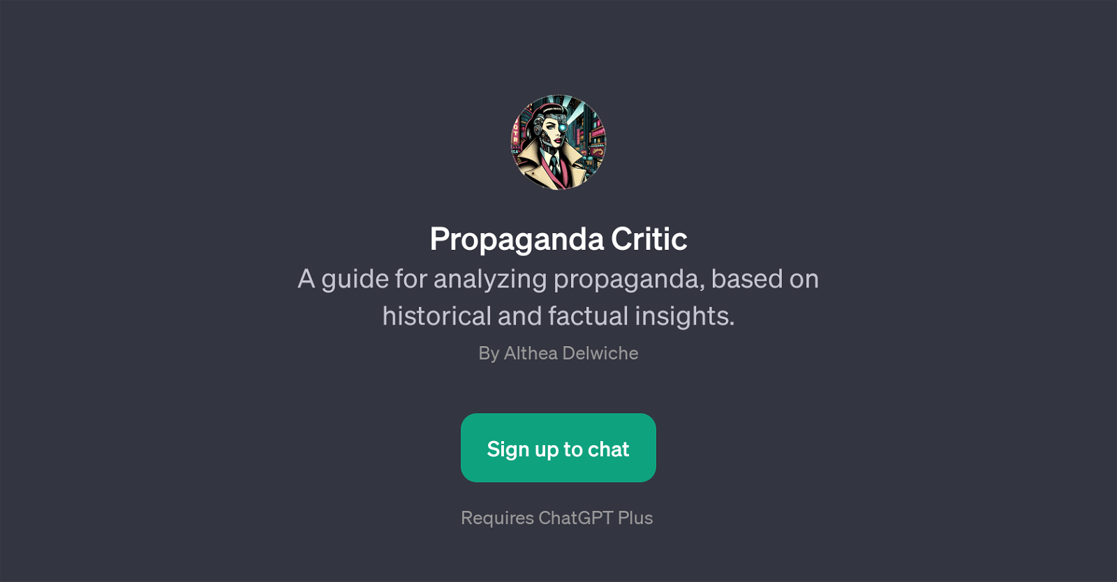 Propaganda Critic website