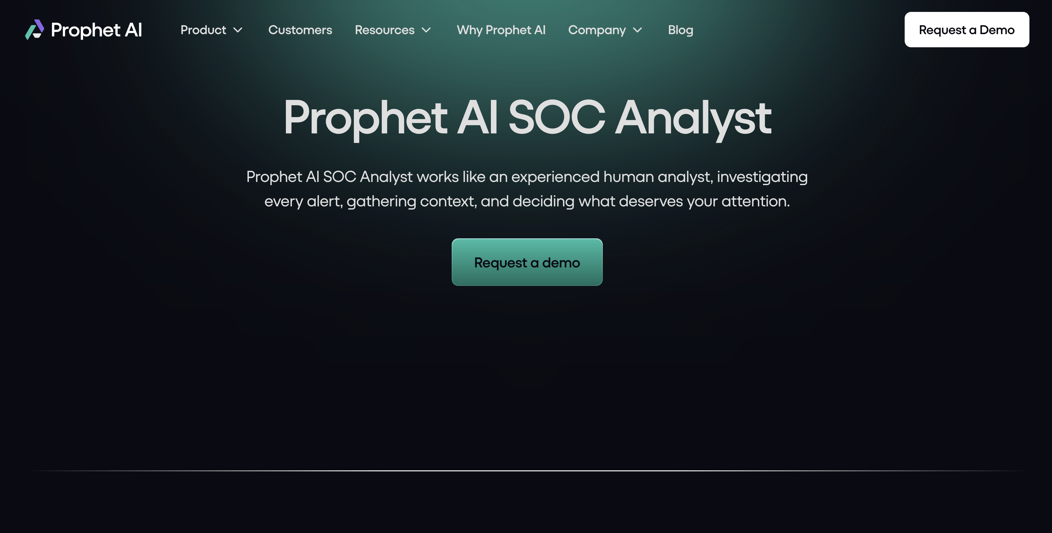 Prophet AI preview