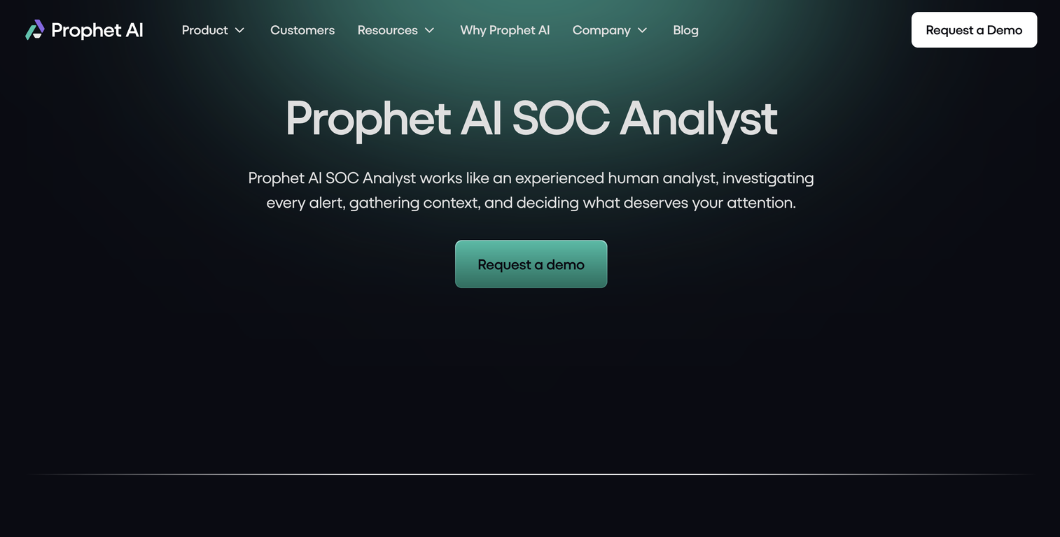 Prophet AI website