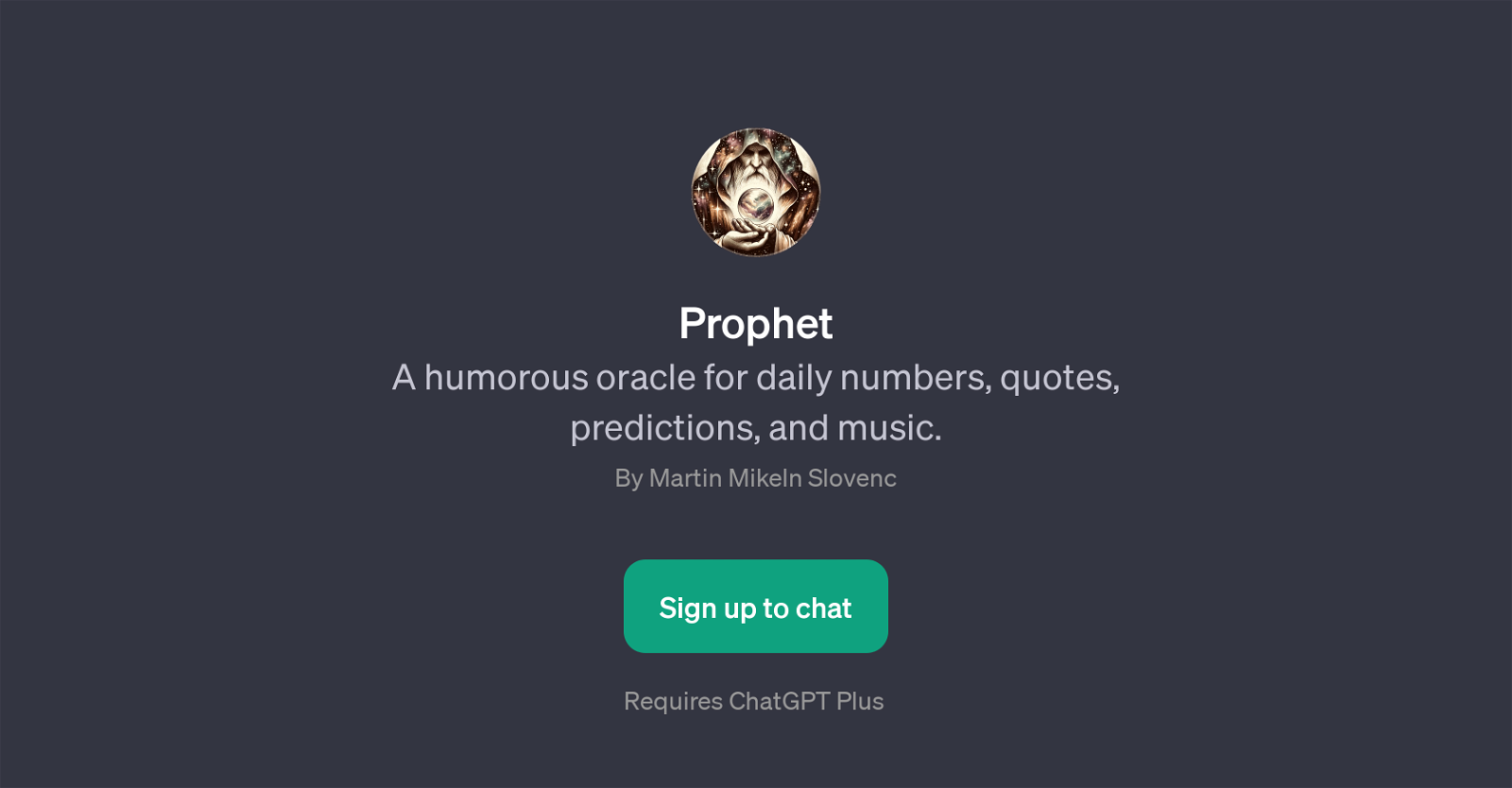 Prophet website