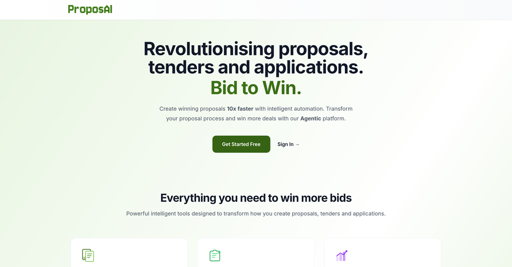 ProposAI website