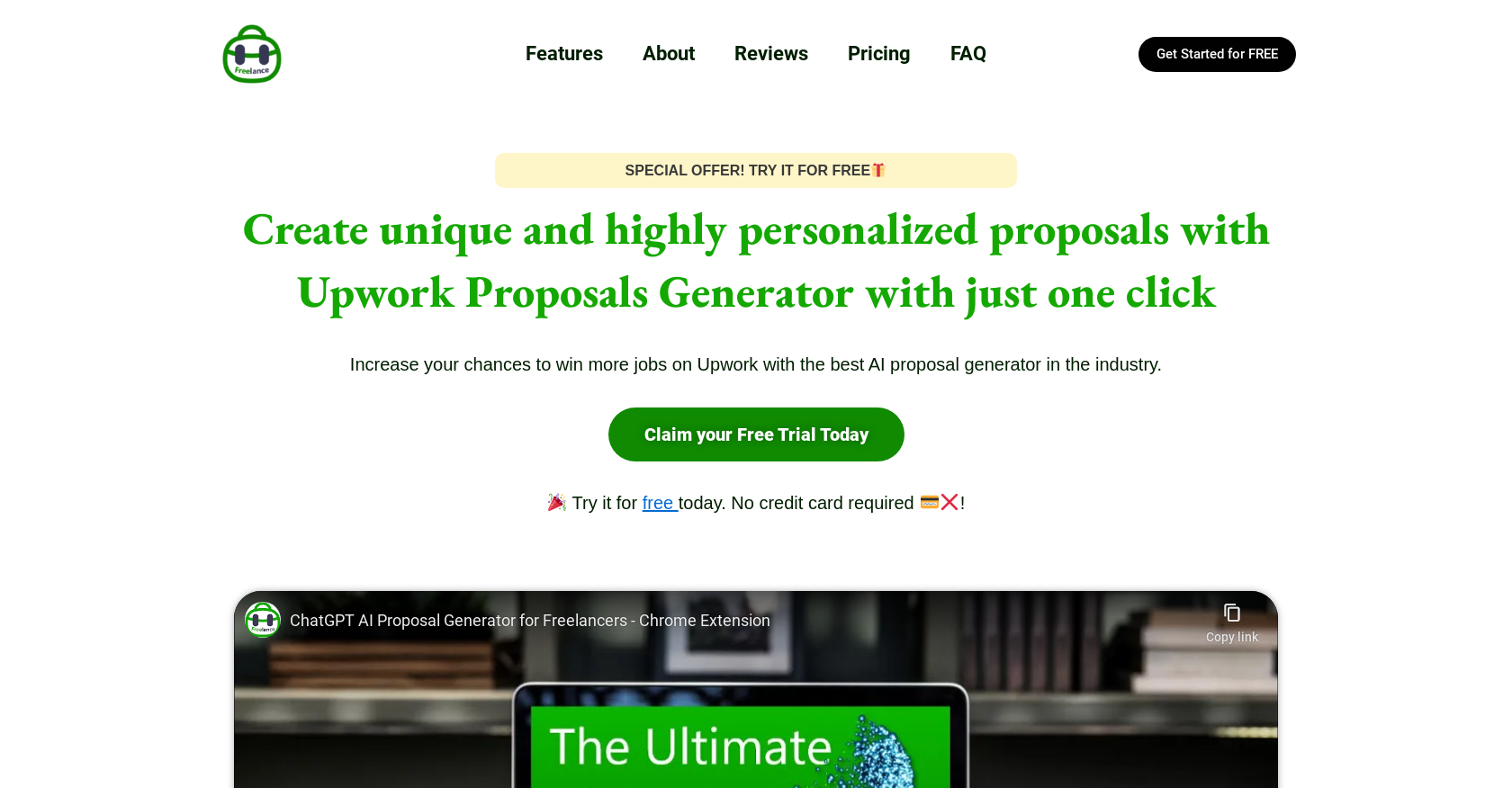 Proposalsgenerator website