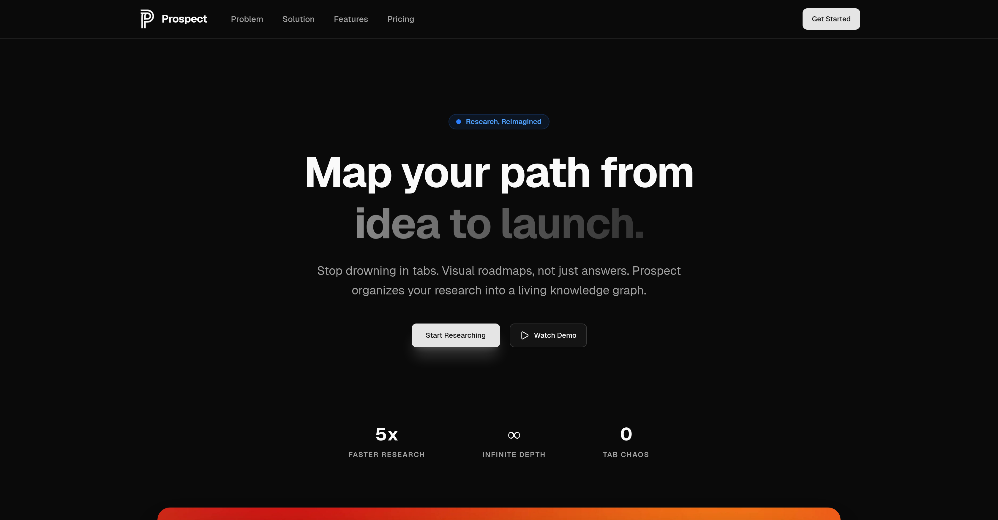 Prospect - AI Research Platform - Research analysis - TAAFT
