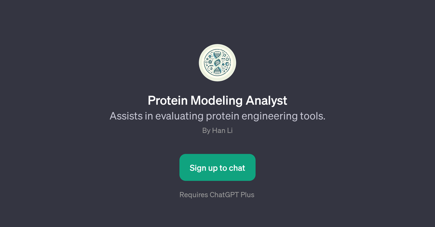 Protein Modeling Analyst website