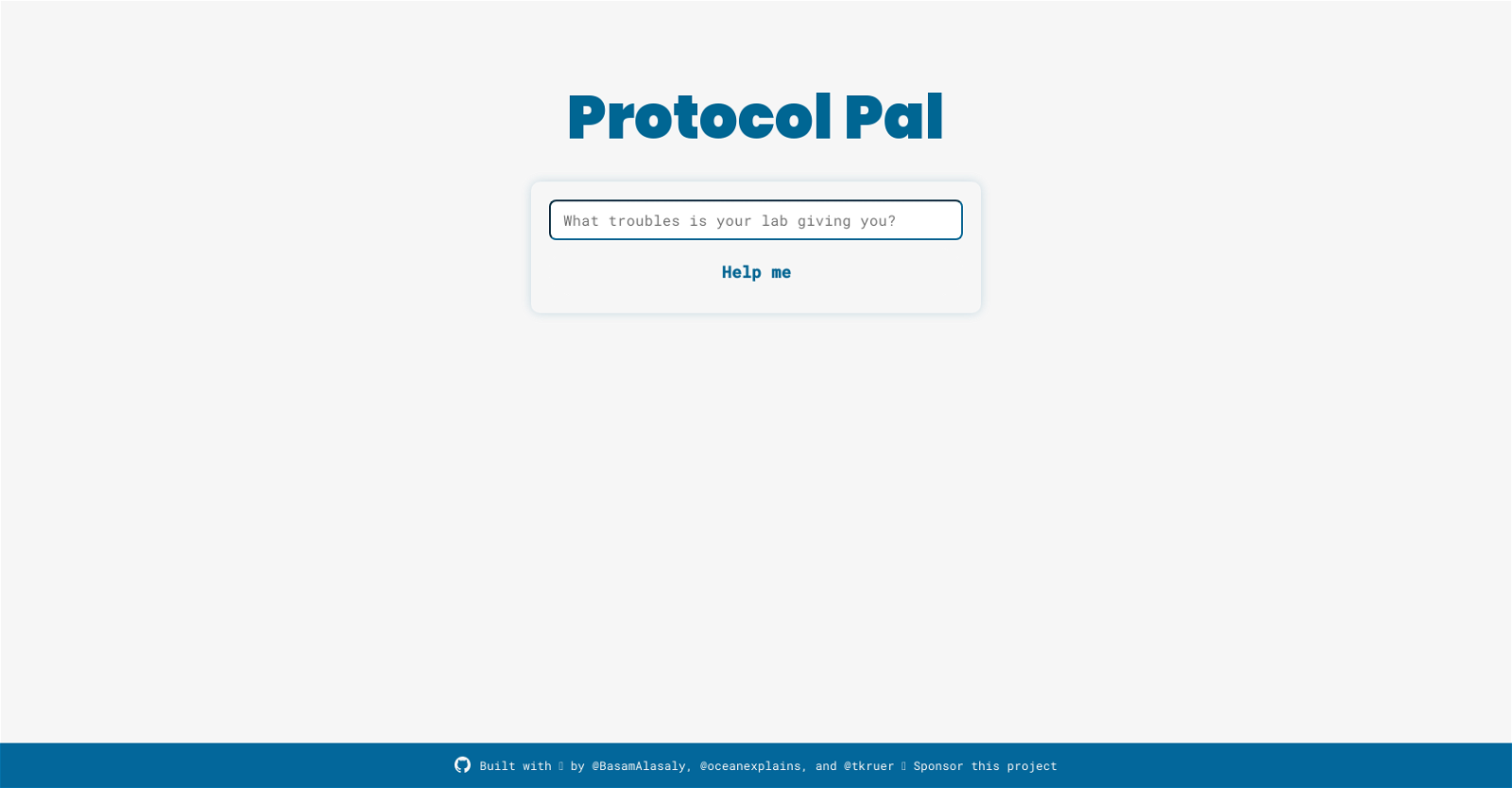 Protocol Pal website