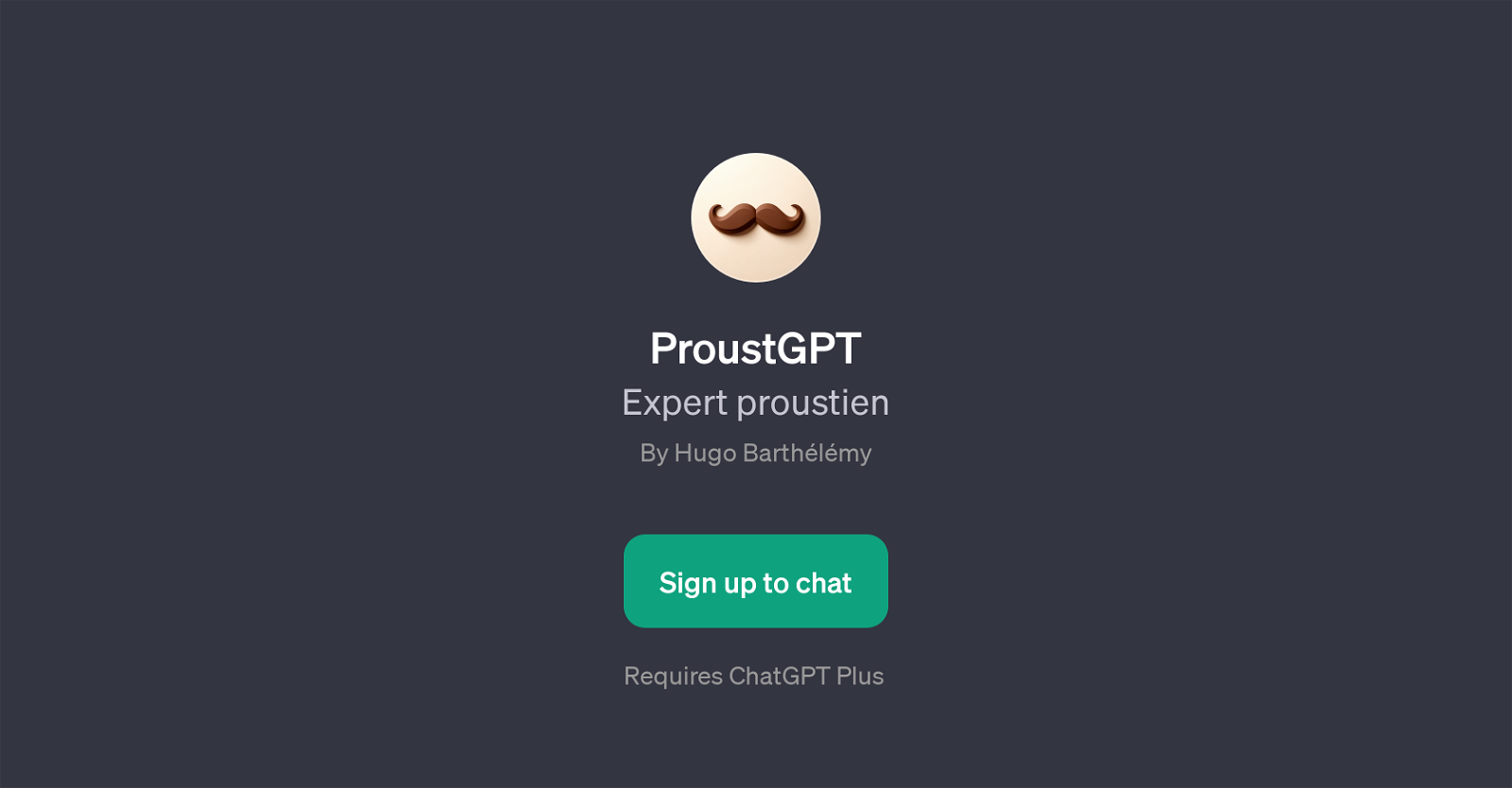 ProustGPT website