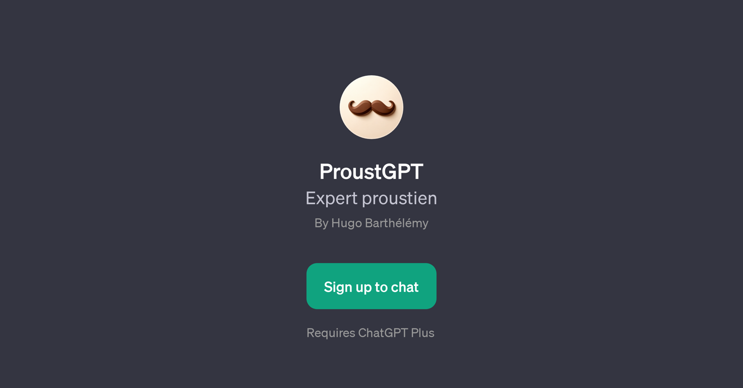 ProustGPT website