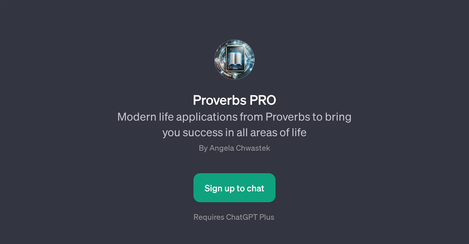 Proverbs PRO website