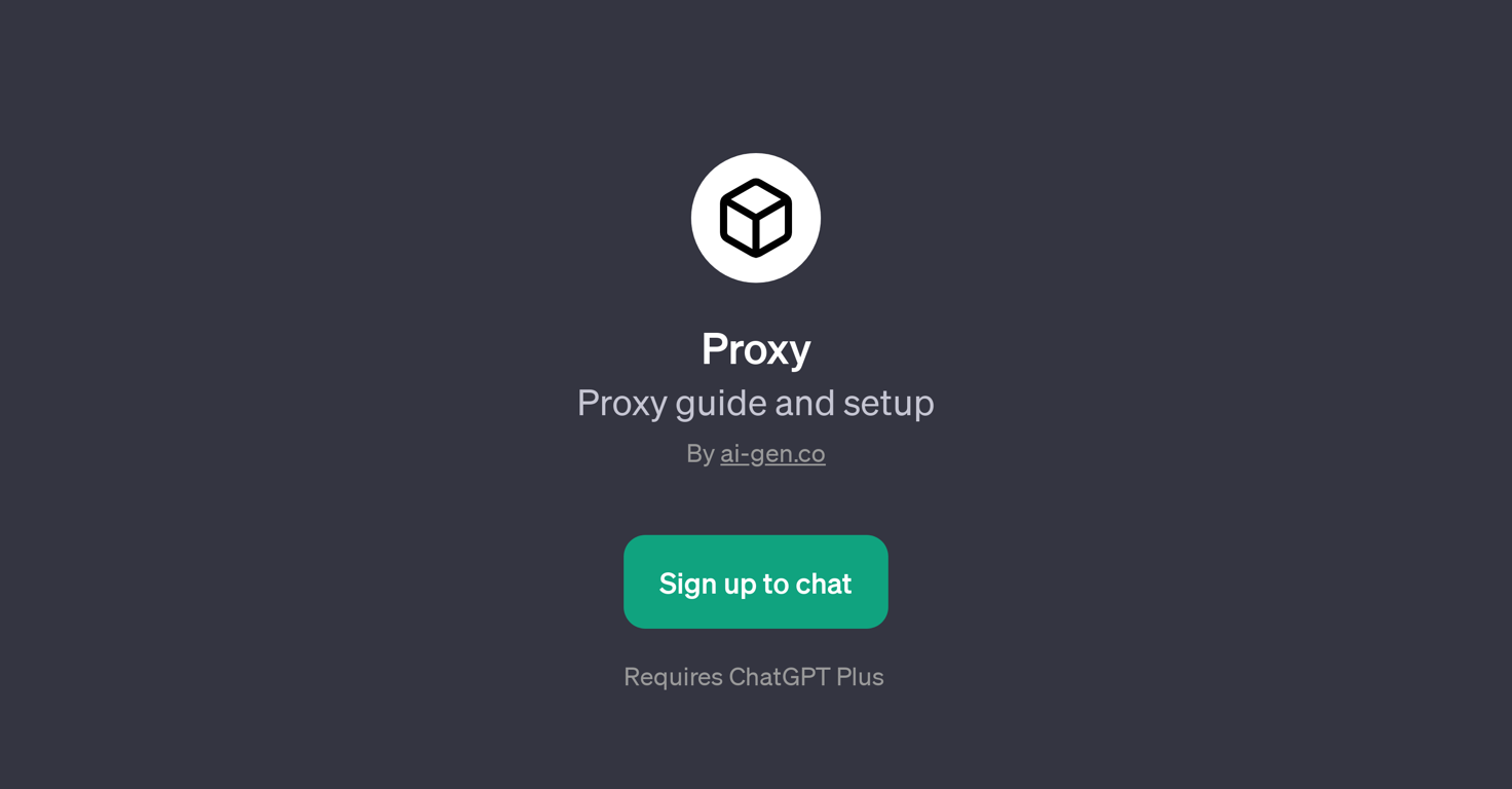 Proxy website