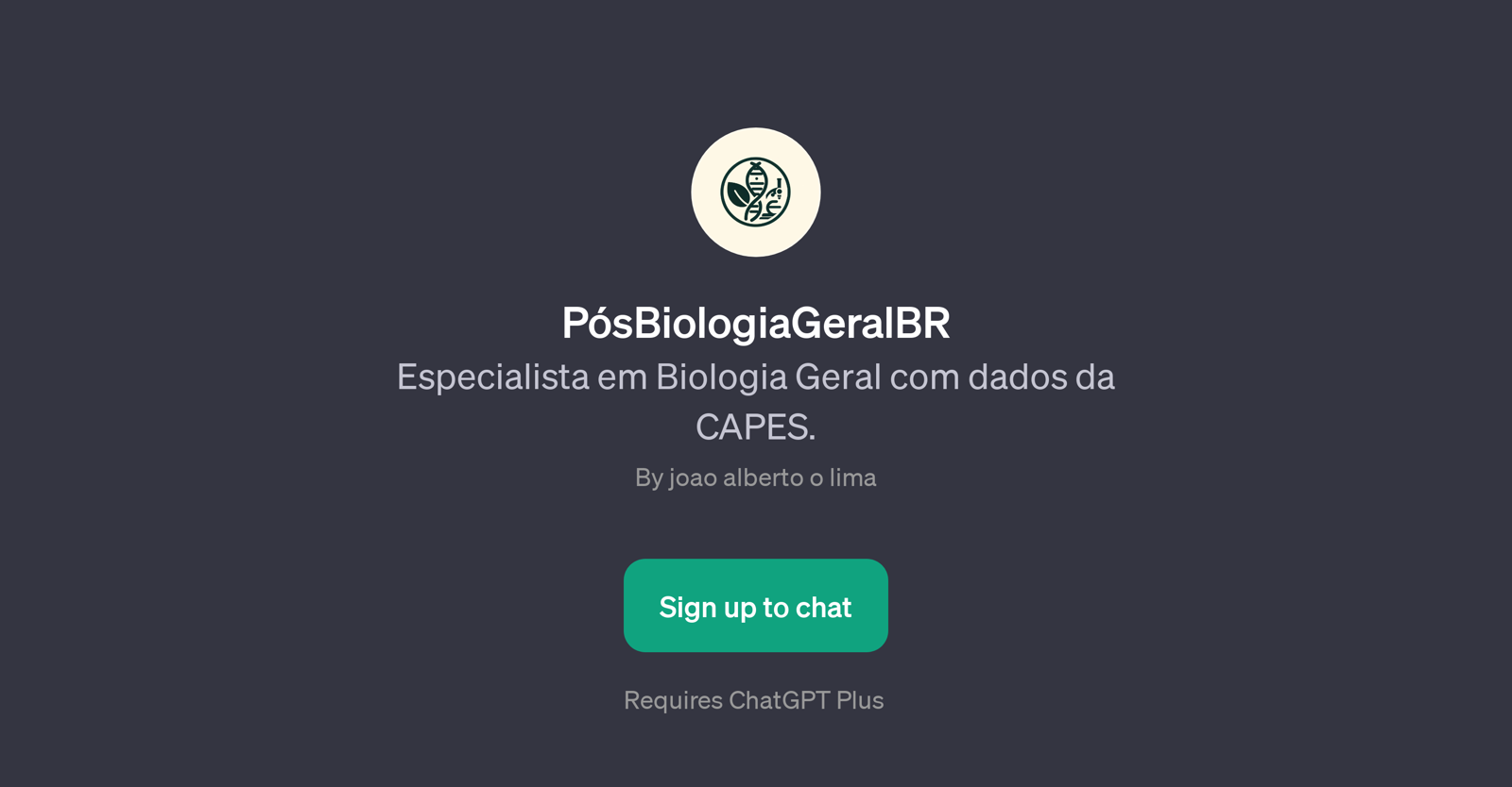 PsBiologiaGeralBR website
