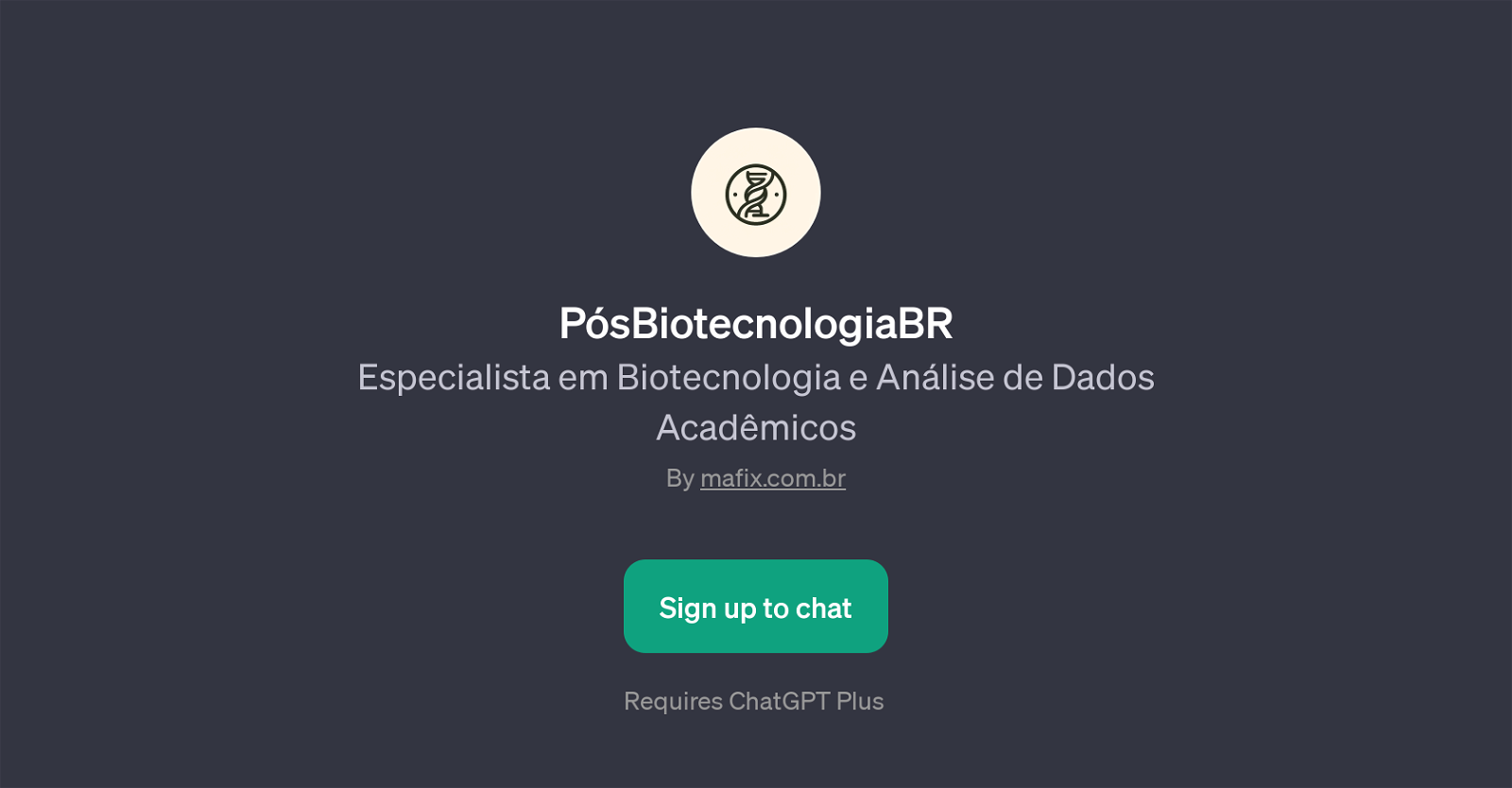 PsBiotecnologiaBR website