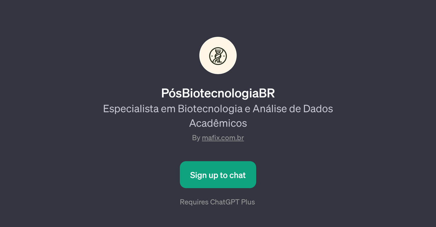 PsBiotecnologiaBR website