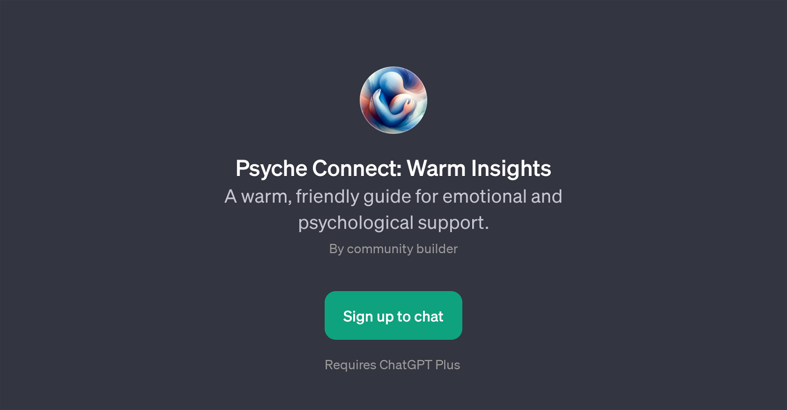 Psyche Connect: Warm Insights website