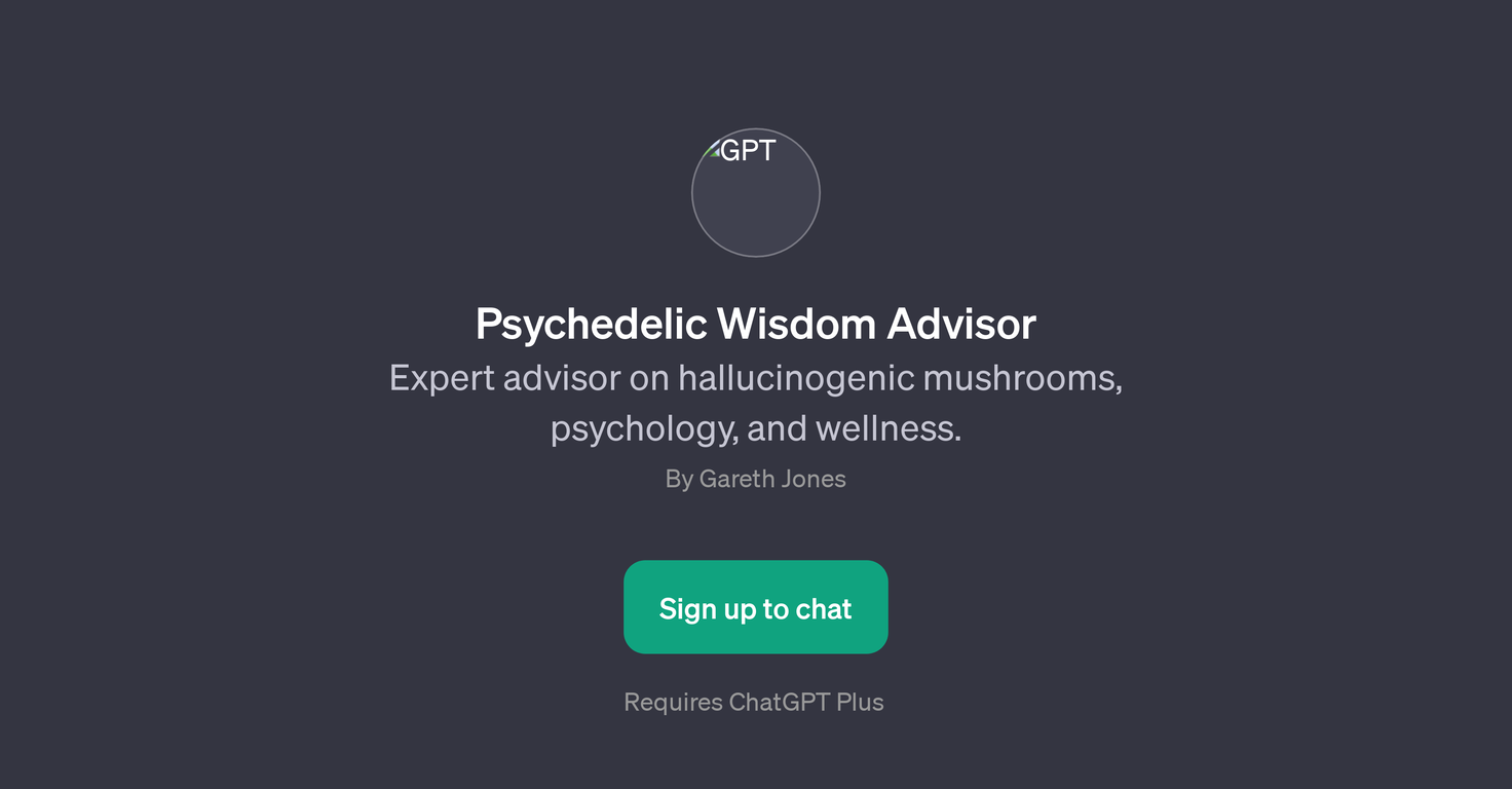 Psychedelic Wisdom Advisor website