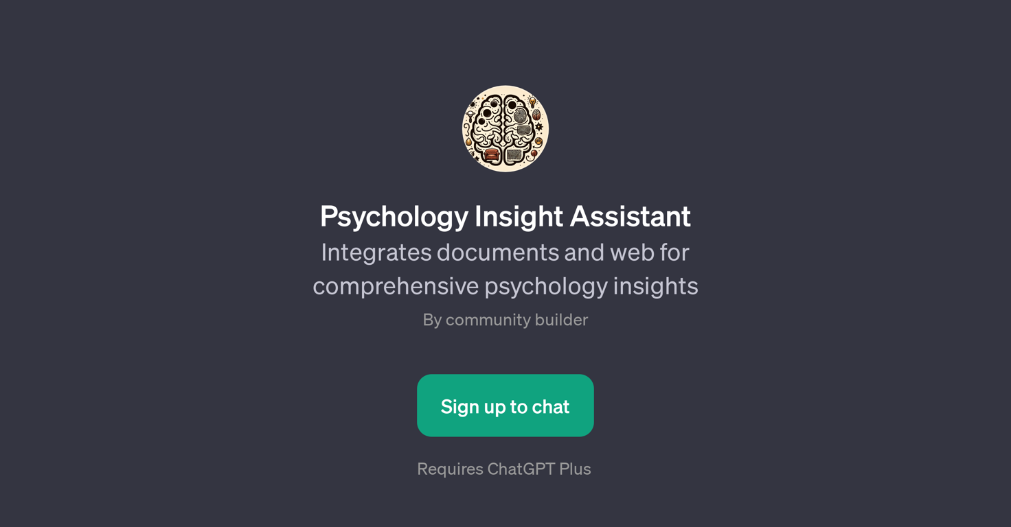 Psychology Insight Assistant website