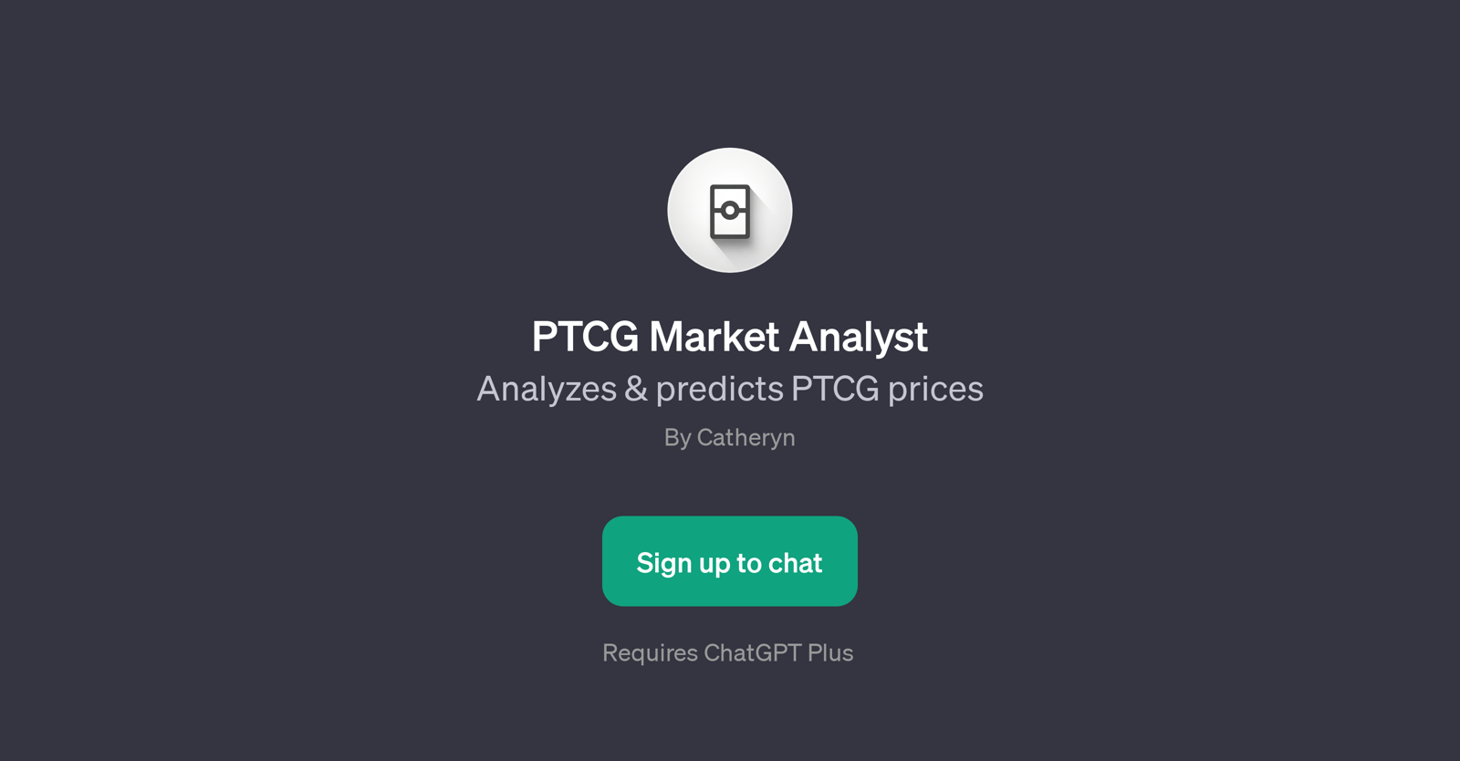 PTCG Market Analyst website