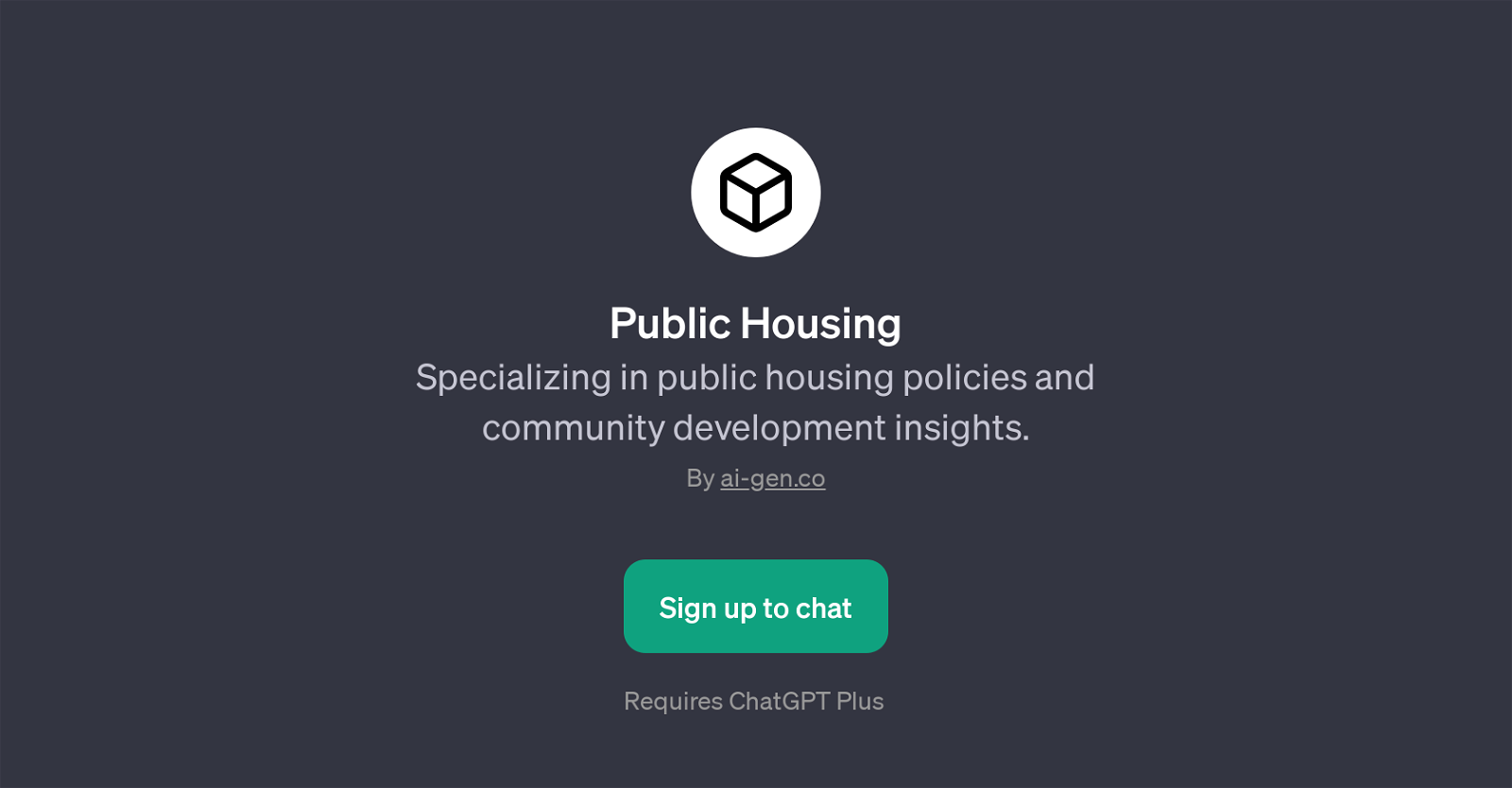 Public Housing GPT website