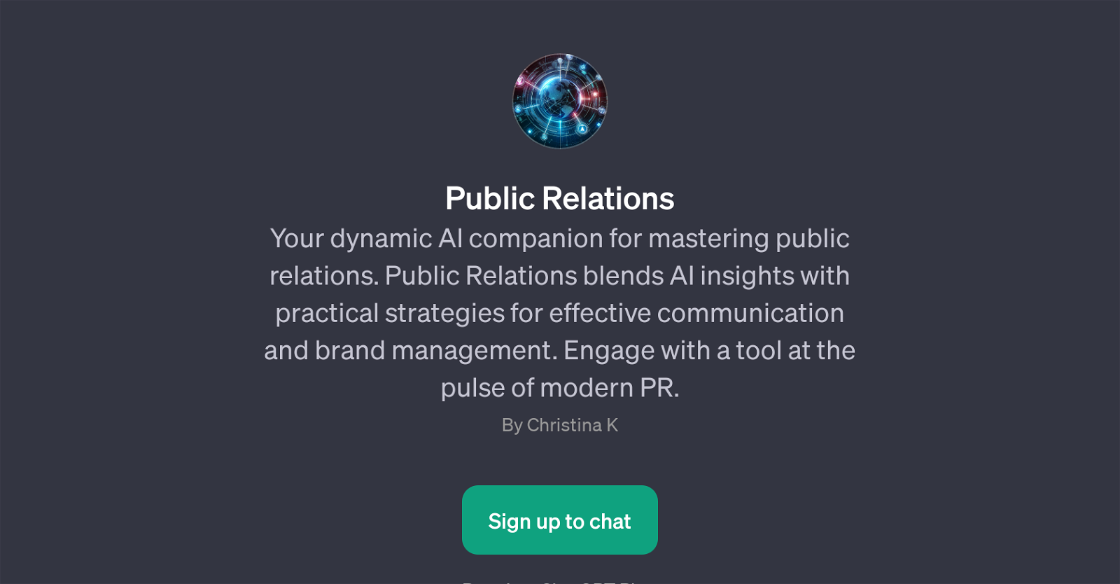 Public Relations website