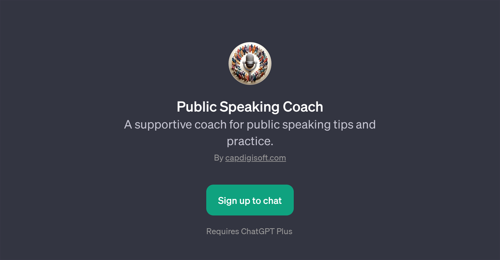 Public Speaking Coach website