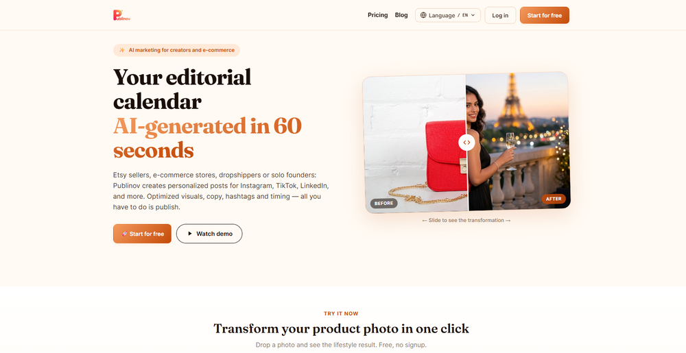 Publinov website