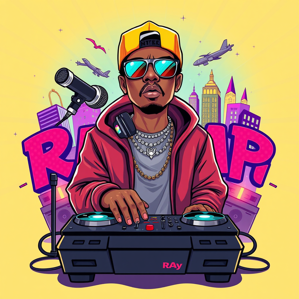 rap mixtape cartoon generator website