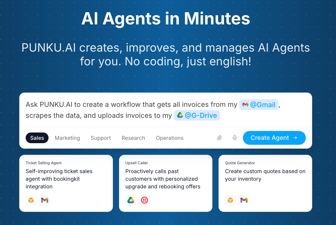 PUNKU.AI website