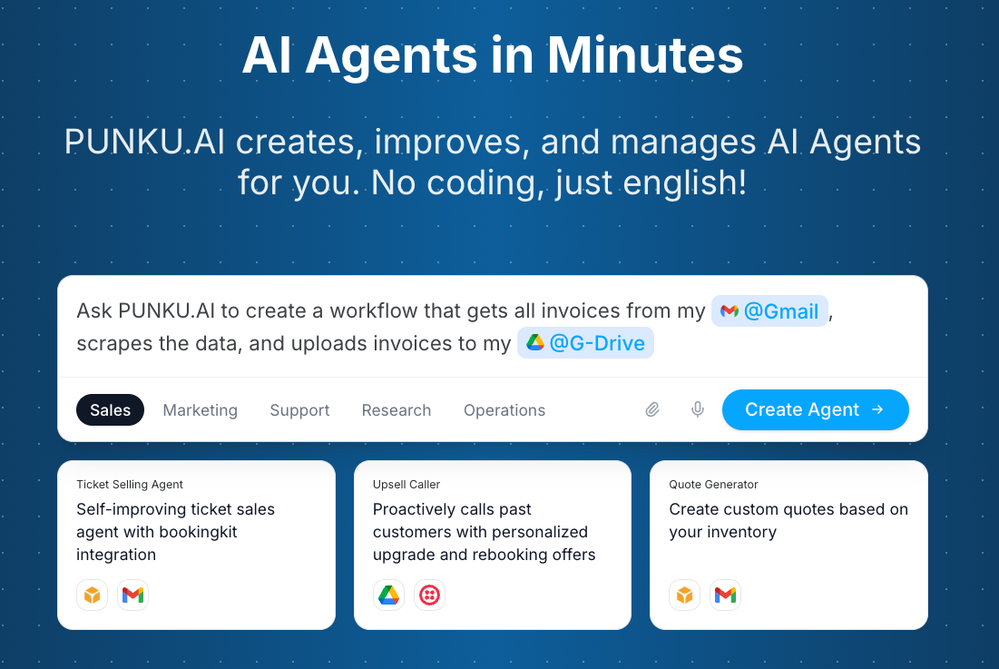 PUNKU.AI website