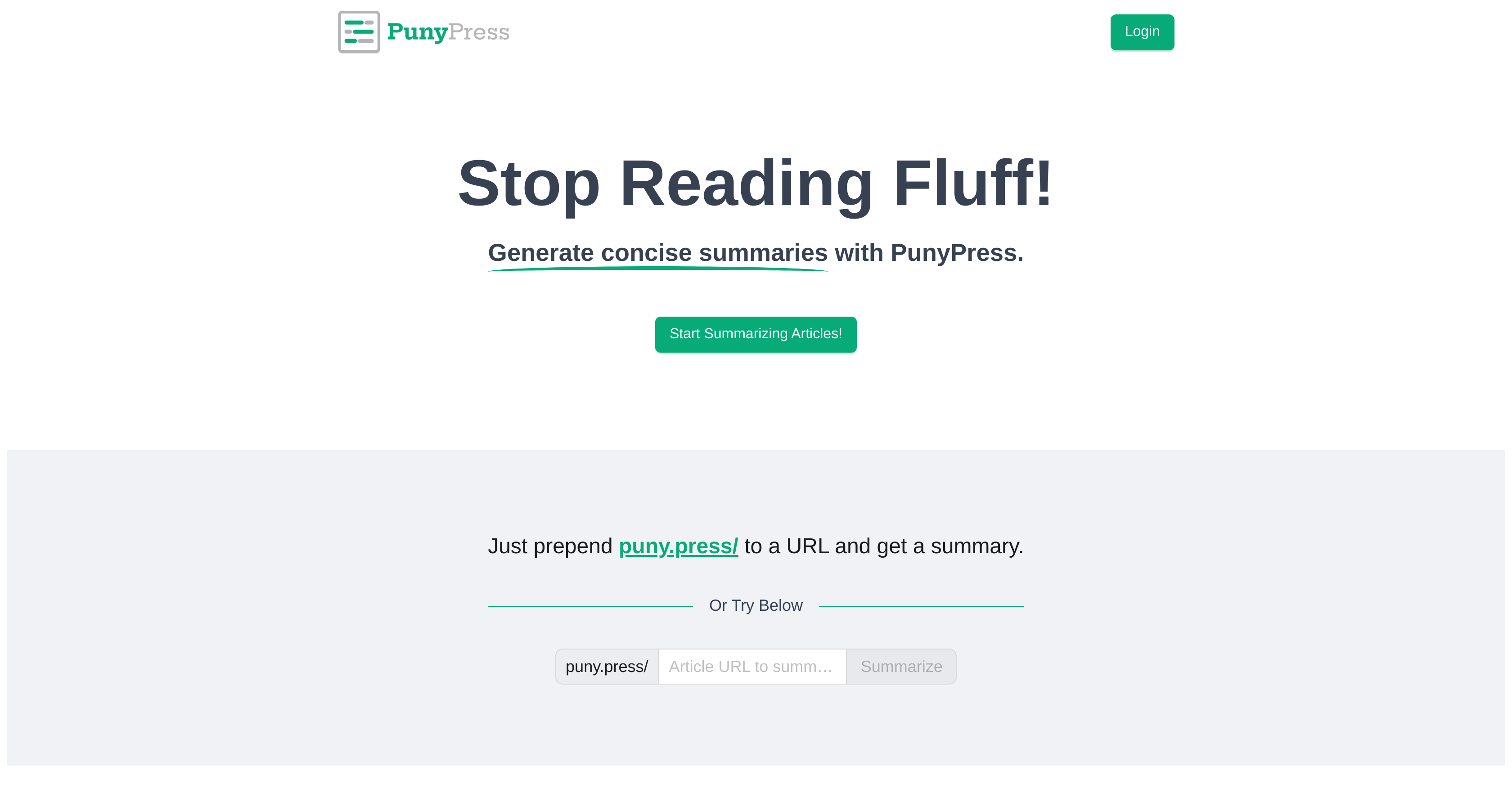 PunyPress logo