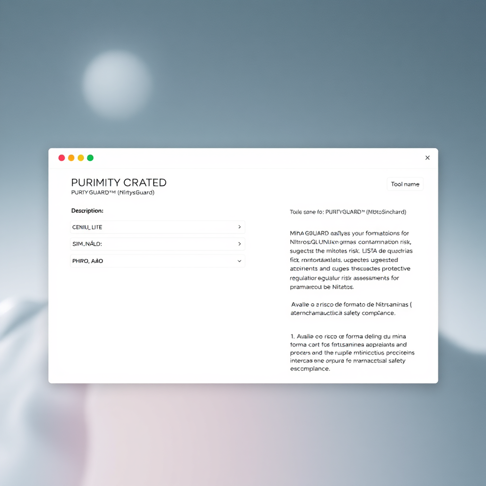 PURITY-GUARD™ (Nitrosaminas) website