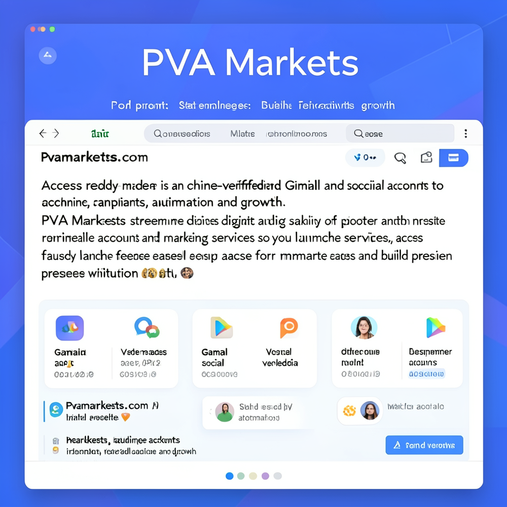 PVA Markets website