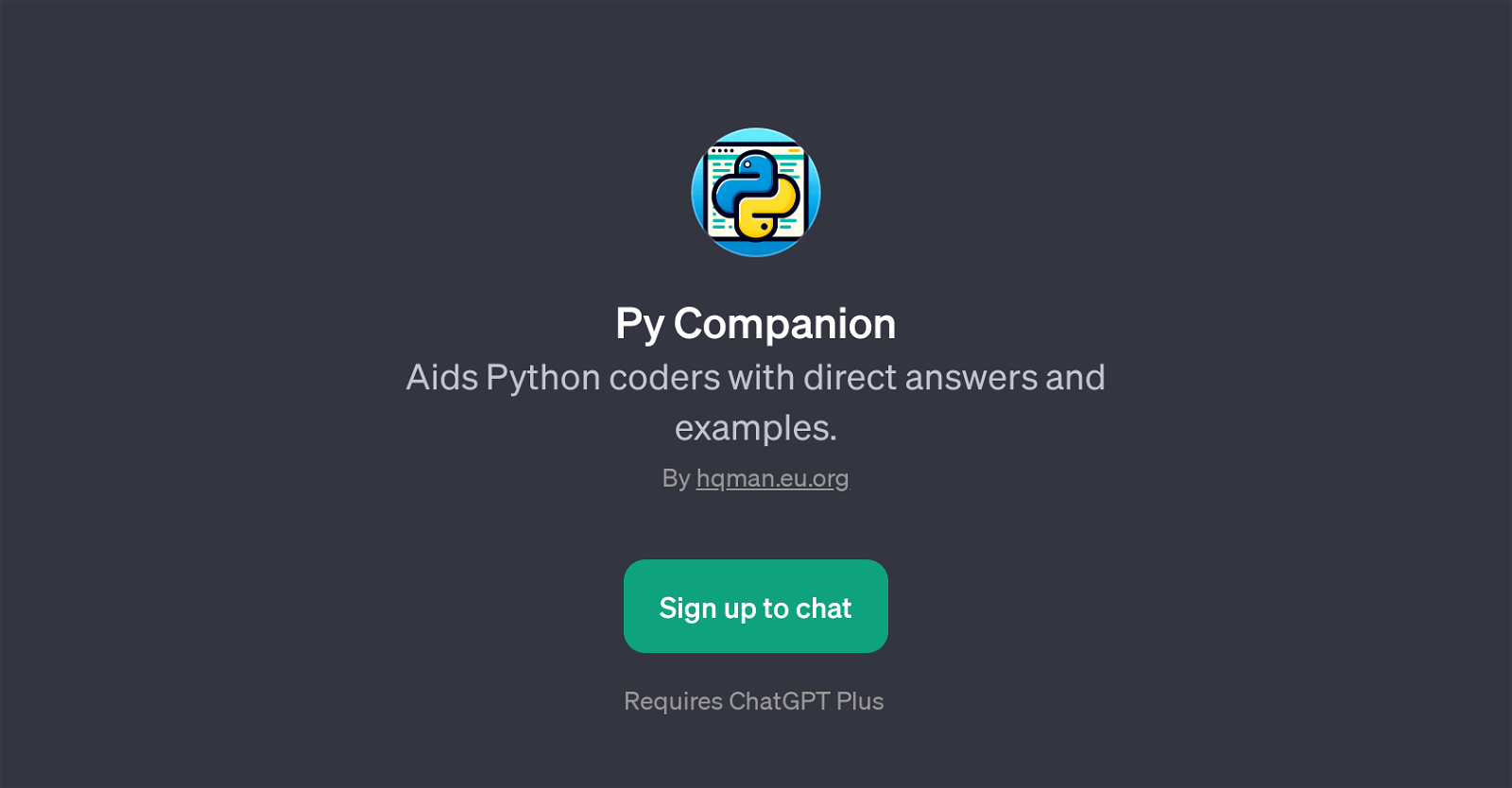Py Companion website