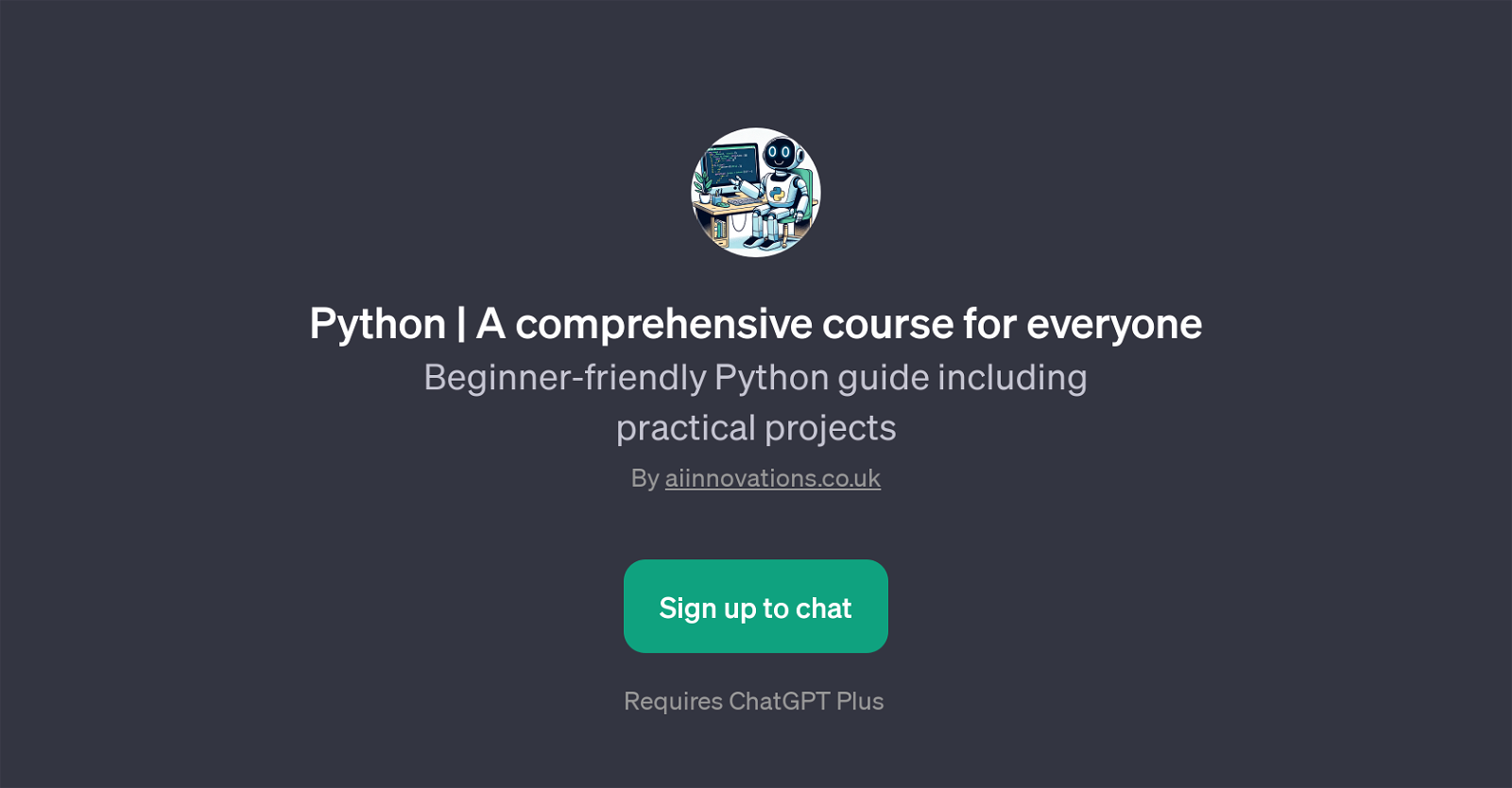 Python | A comprehensive course for everyone website