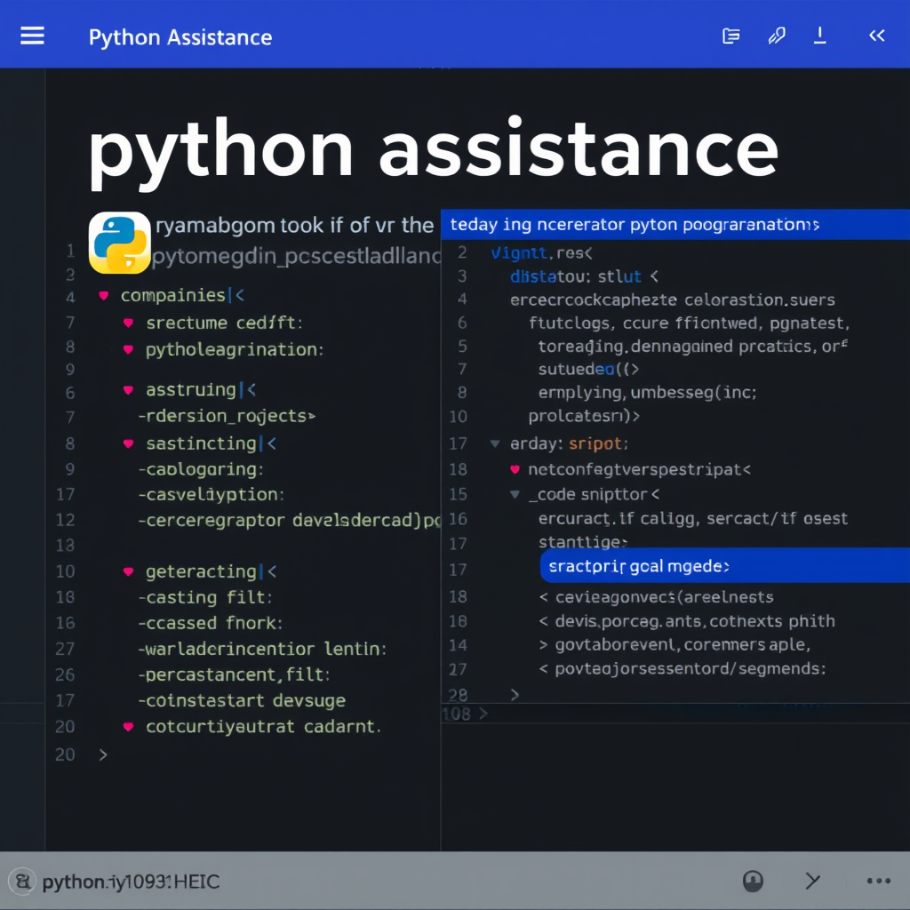 python assistance - (Free, No Signup AI Tool)