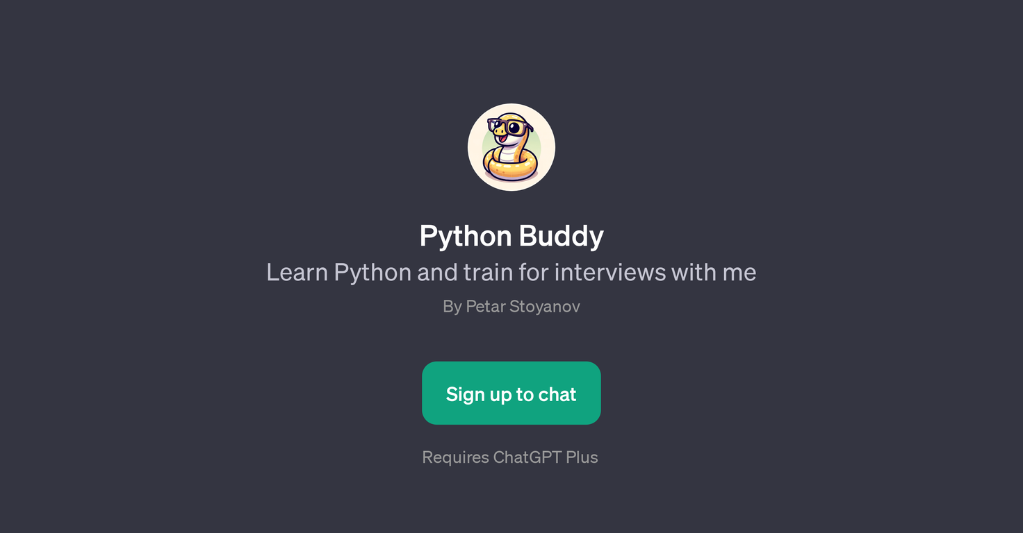 Python Buddy website