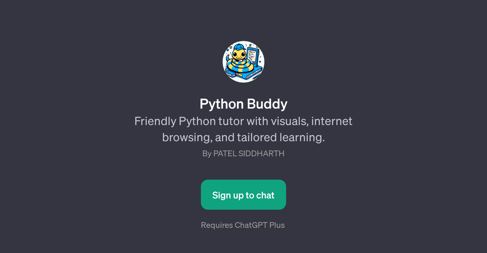 Python Buddy website