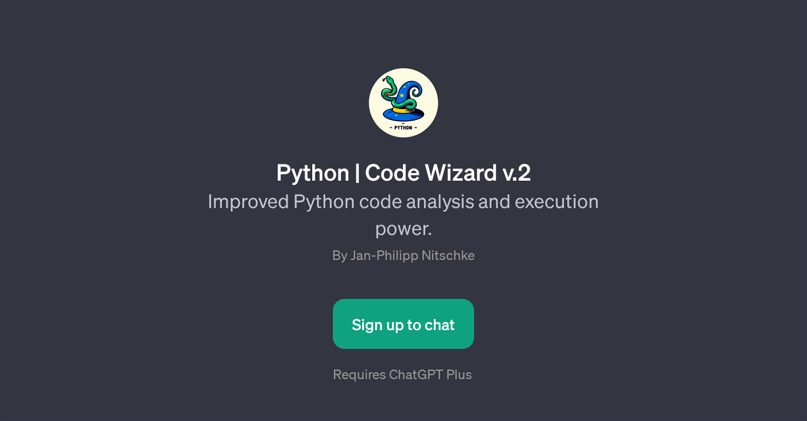 Python | Code Wizard v.2 website