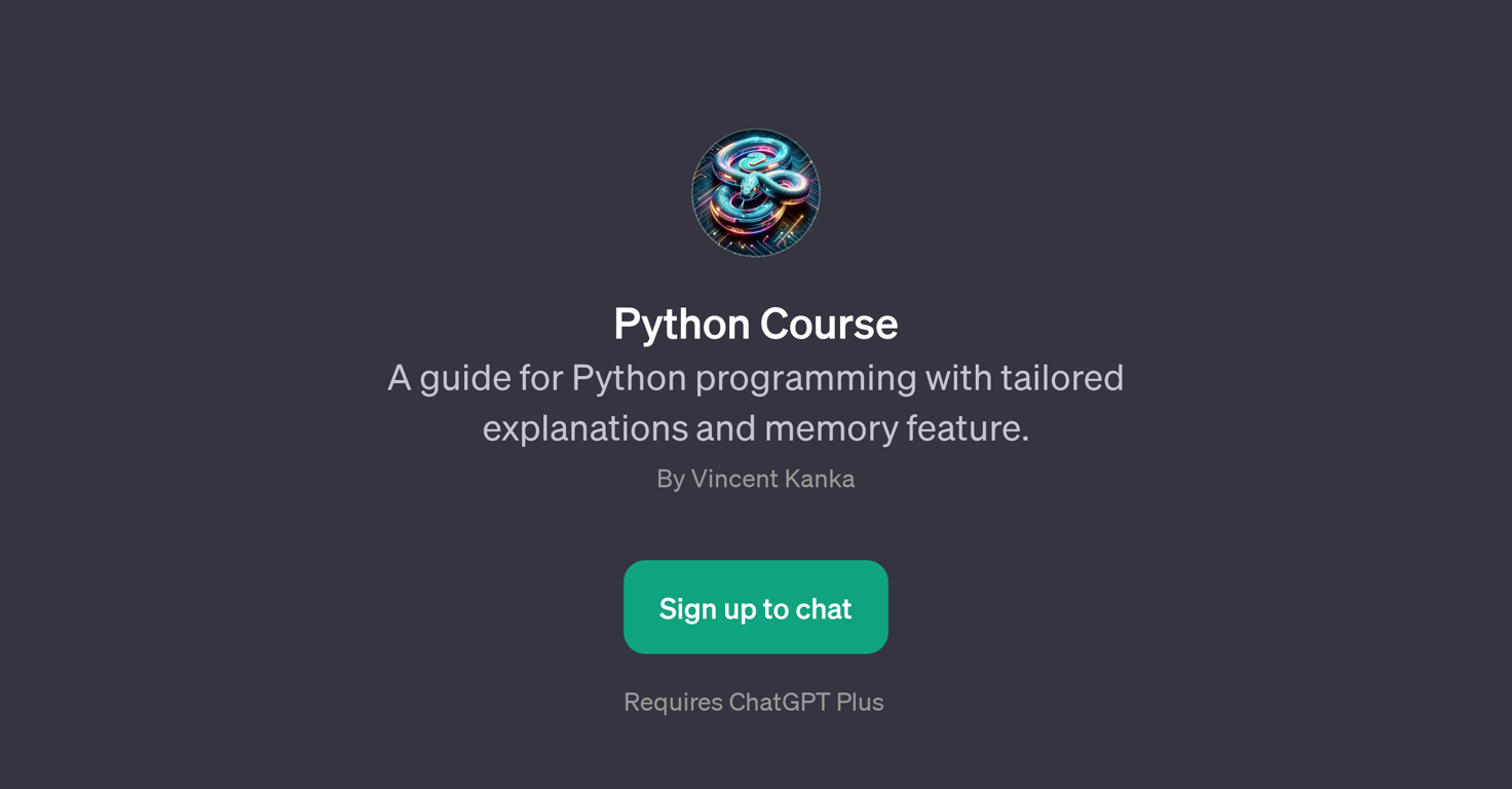 Python Course website