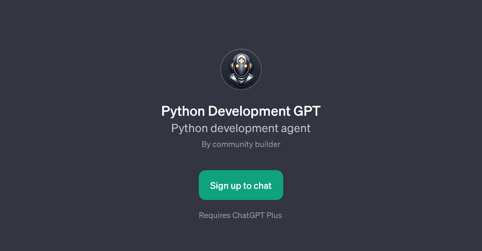 Python Development GPT website