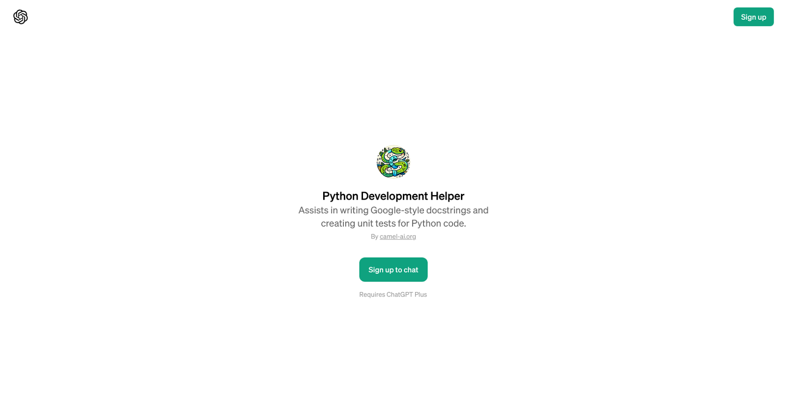 Python Development Helper website