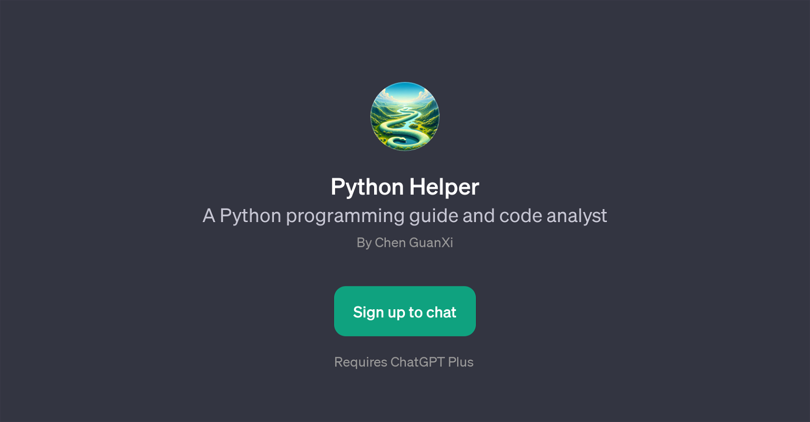 Python Helper website