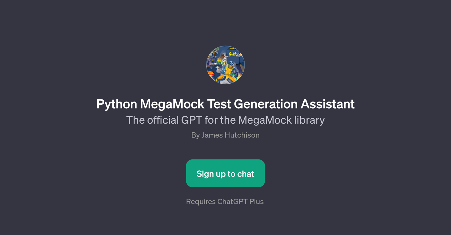 Python MegaMock Test Generation Assistant website