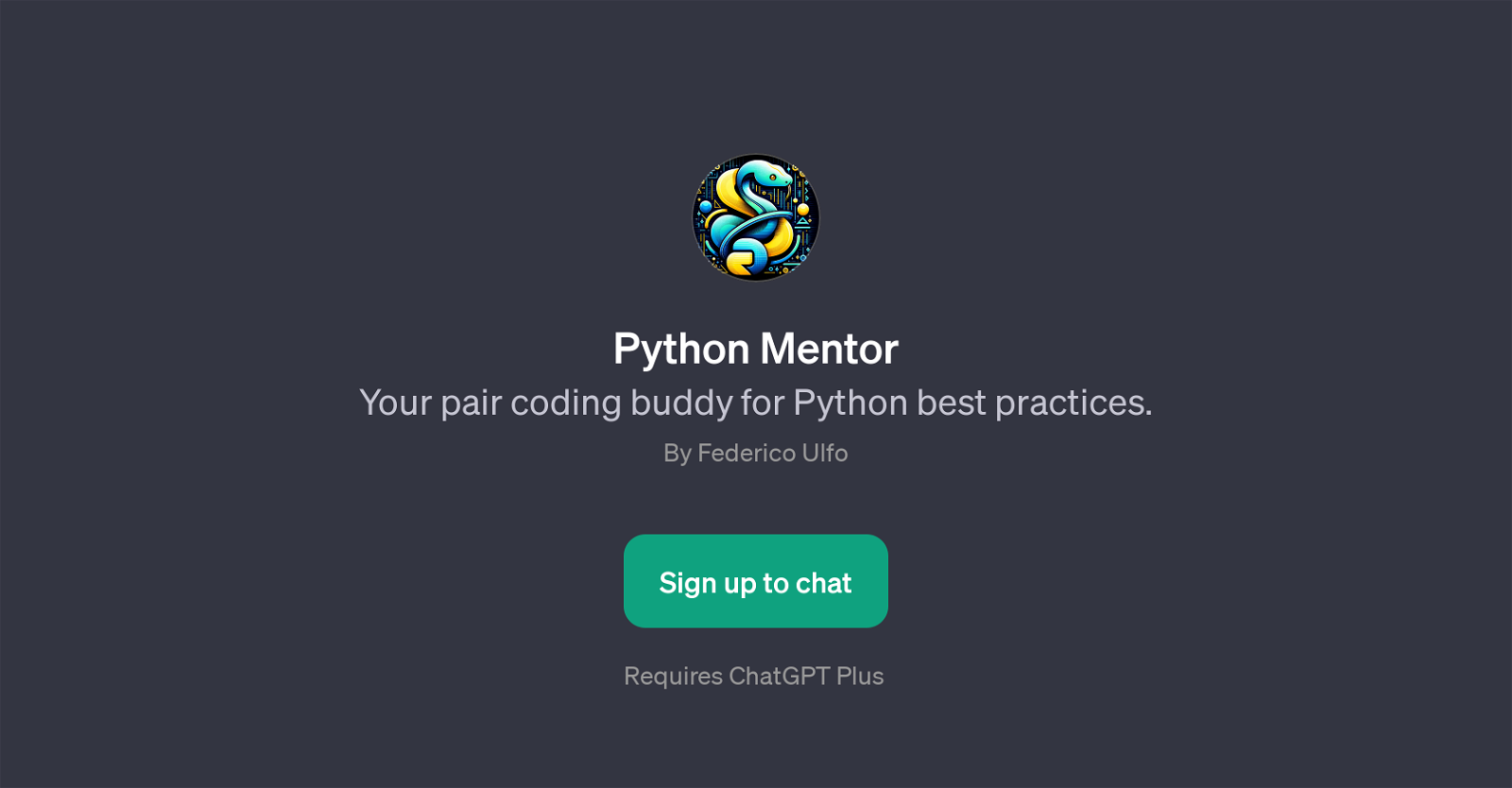 Python Mentor website