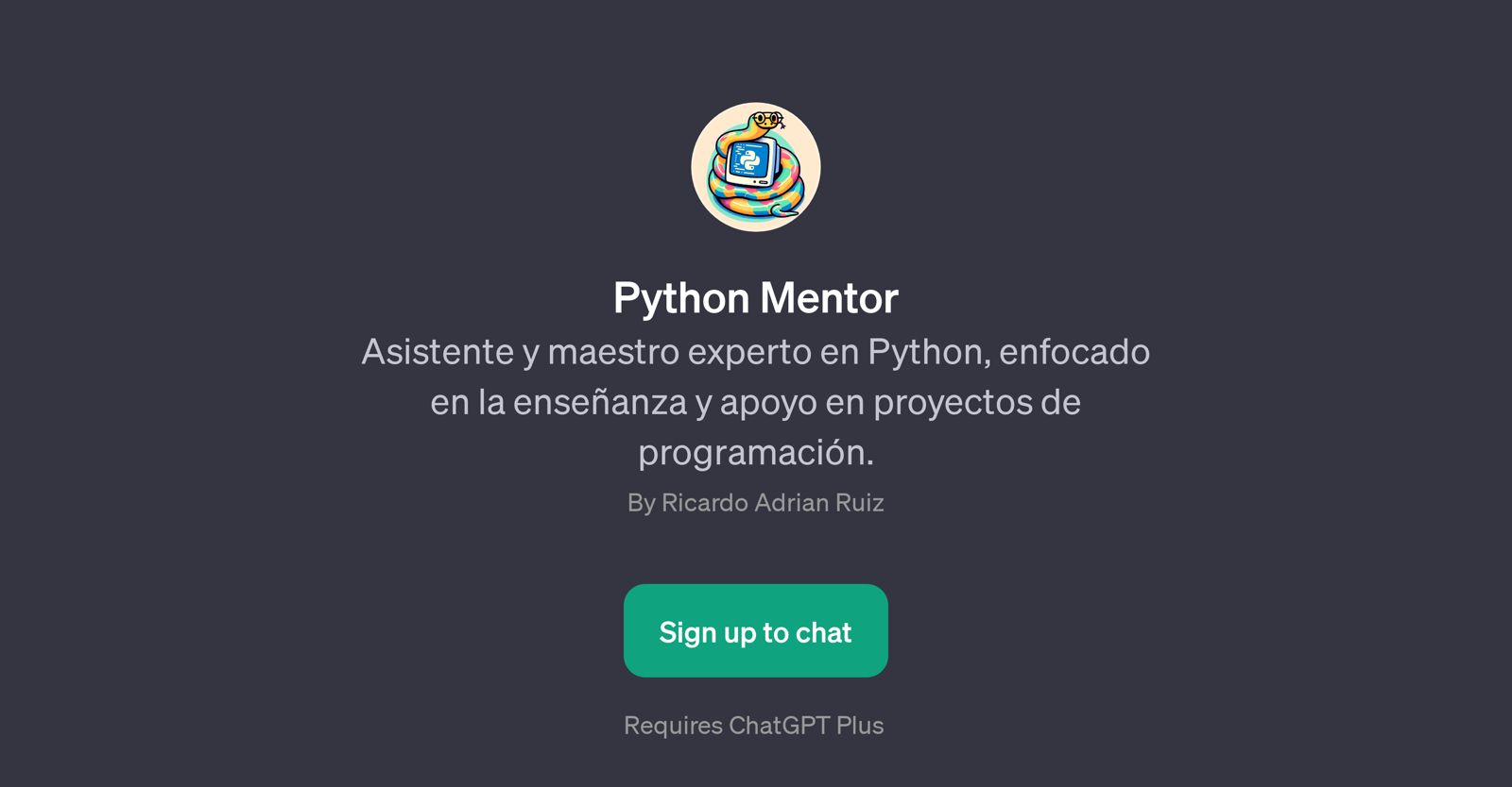Python Mentor website