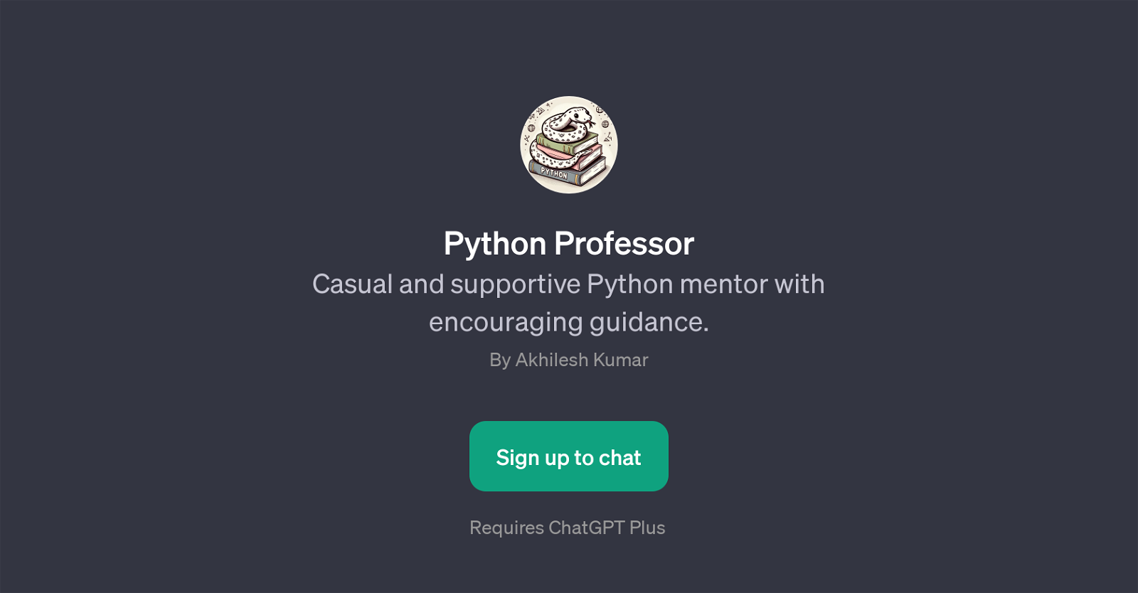Python Professor website
