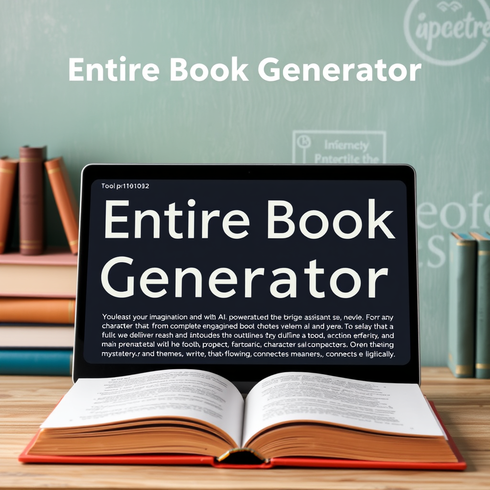 Entire Book Generator website