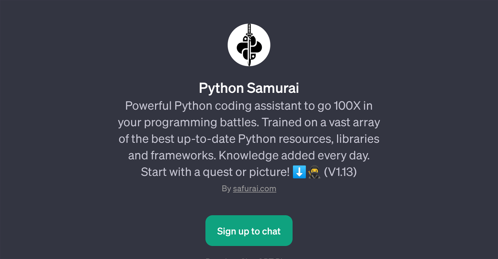 Python Samurai website