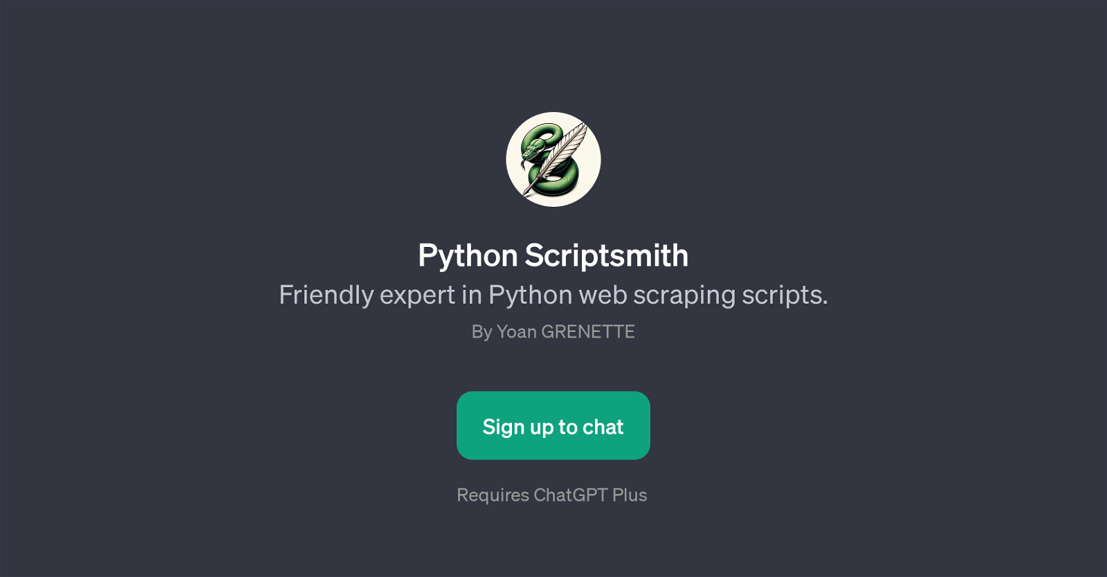 Python Scriptsmith website
